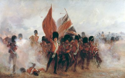 The Colours: Advance of the Scots Guards at the Alma, 1899 by Lady Butler